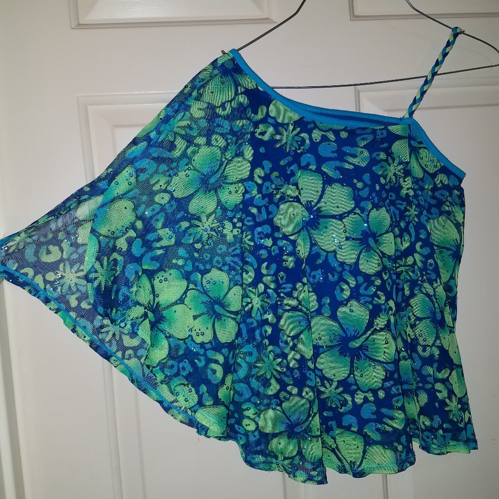 Justice girls size 12 off shoulder style top